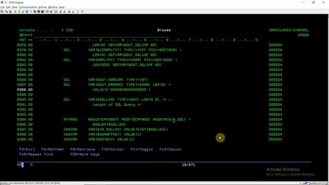 DB2 SQL, IBM i, AS400 Tutorial - SQL Query Syntax checker & SQL Validator using QSQCHKS API in CL смотреть онлайн