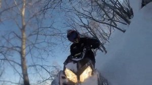 Верхний Катав южный Урал на снегоходе