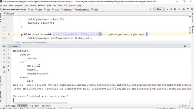 Como atualizar registros em lote usando JPQL e Criteria? смотреть онлайн