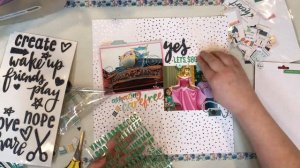 Scrapbooking Process Video: Yes Let's Shop