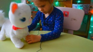 ✿Обзор на ИНТЕРАКТИВНУЮ КОШКУ Бьянку Детские игрушки✿Little Poly