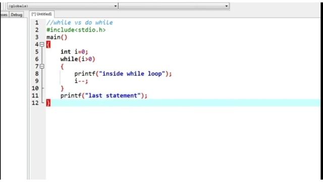 WHILE vs DO WHILE LOOP: EXIT & ENTRY CONTROL LOOP|do while loop in c|entry and exit control loop
