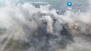 Дрон ВСУ показал, как украинский укрепрайон в Бахмуте заваливают тоннами снарядов
