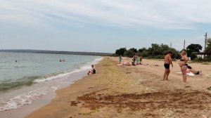 Крым Новоотрадное. Малолюдные дикие пляжи, чистое море, широкие песчаные пляжи