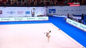 Елизавета Пластяная мяч художественная гимнастика гран при Москва 2021 финалы