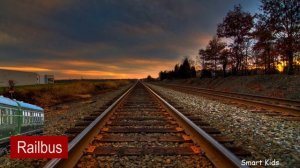 Los trenes para niños | Aprende el nombre del tren | Aprende nombres y sonidos de trenes para ninos