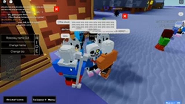 Roblox [UT SANS GUI] Undertale RP: Cosmic Collisions смотреть онлайн