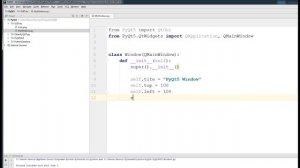 1 PyQt5 Introduction And First Window Class Python GUI Programming