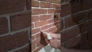 Как правильно затирать декоративный кирпич