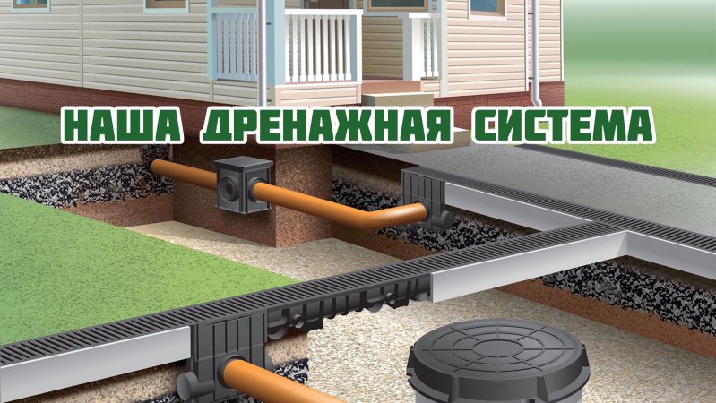 Дренажная система.#shorts