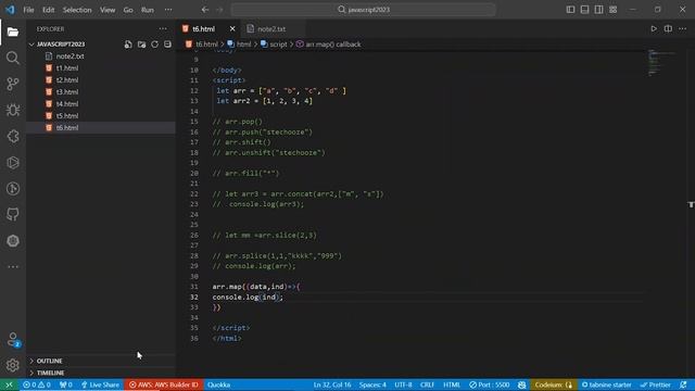 Array Methods In Javascript || Javascript 2023 || S Techooze смотреть онлайн
