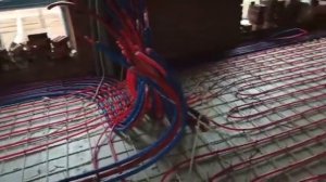 Разводка труб отопления, тёплого пола перед бетонированием, Индивидуальный проект