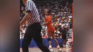 Footage of Michael Jordan playing in Charity Basketball games