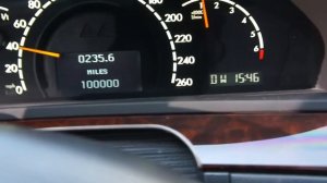 Mercedes 100k miles odometer rollover