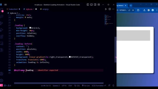 Skeleton Loading | Skeleton Loading Effect - Using HTML, CSS & Javascript #webtutorials #jstutorial