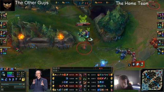 CaptainFlowers22 casting SoloQ Bronze Games - Full VOD