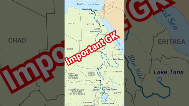 Longest and shortest rivers of the world #gk #riversoftheworld #gkfacts #knowledge #knowledgeispowe