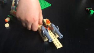 Строим из LEGO военный катер (катер Minecraft)