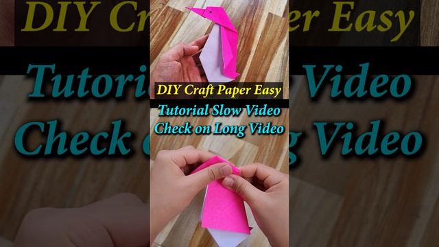 Origami Penguin Easy Step by Step