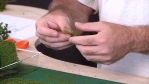 Tree Making Using Foliage Materials