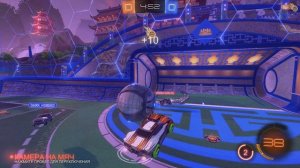 rocket league - быстрогол в прыжке..