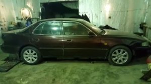 Toyota Camry XV10 3VZ-FE Звук мотора без глушителя.