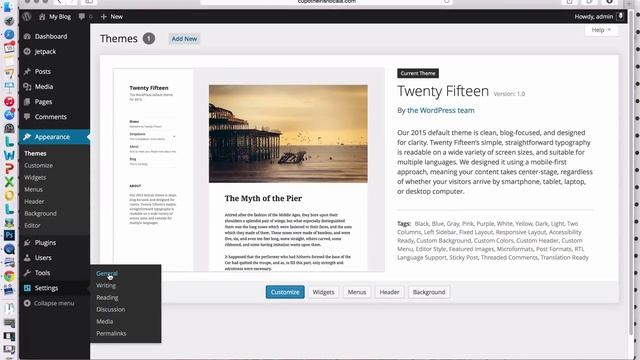 Basic Wordpress Setup - WordPress tutorial смотреть онлайн