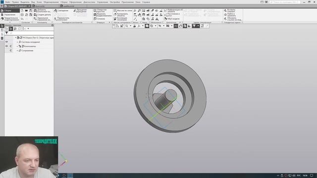 Компас 3D уроки - Сборка изменяем модели на месте - 20