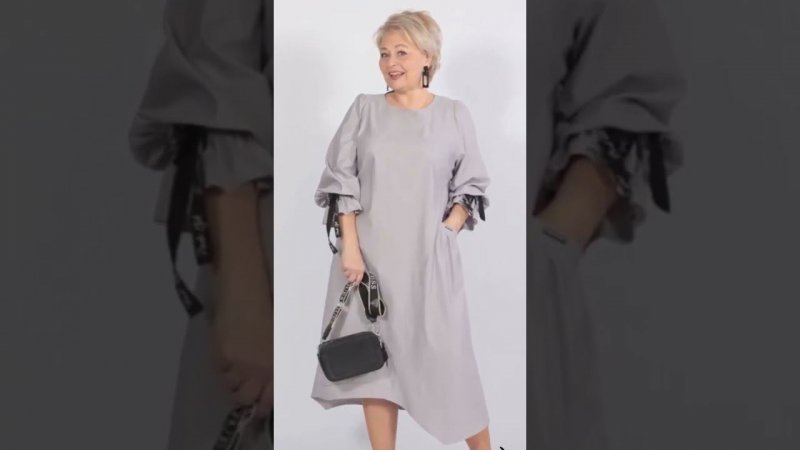 Платья с асимметрией лета-осени для женщин 55+/Summer-autumn dresses for women 55+#styleover60