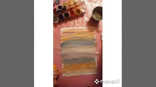 Подснежники. Правополушарное рисование