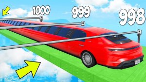 КАК ДАЛЕКО ПРОЕДЕТ САМАЯ ДЛИННАЯ ТАЧКА В ГТА 5 МОДЫ! УЗКО НИЗКО В GTA 5! ОБЗОР МОДА В GTA 5