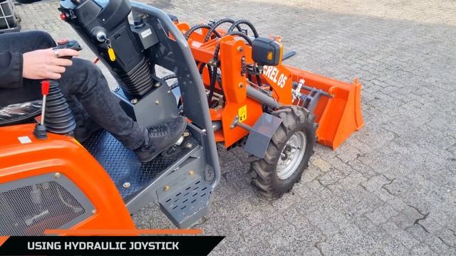 Фронтальный электрический мини погрузчик EVERUN EREL05