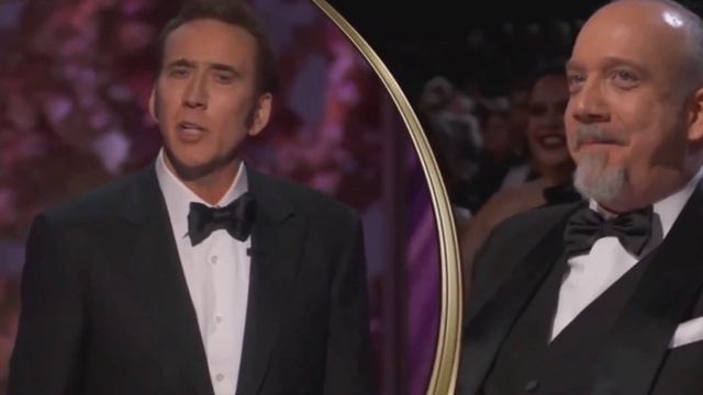 Do I believe Nicolas Cage would have worn the contact lens to be blind for the role 💯 #oscars2024