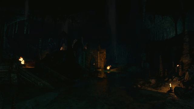 The Witcher 3 - Velen: Elven Ruins (1 Hour of Music) смотреть онлайн