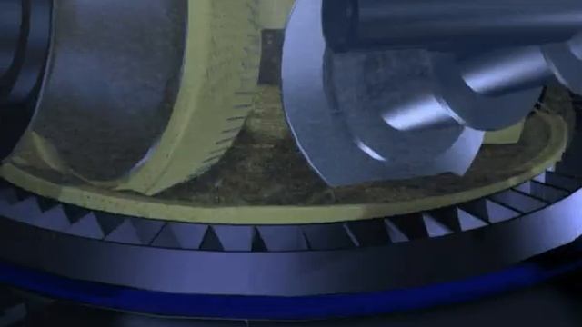 Мельница Loesche. Принцип действия.