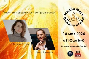 От участника до соОрганизатора Макрофестиваля