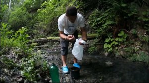 Домашний фильтр для воды в походных условиях