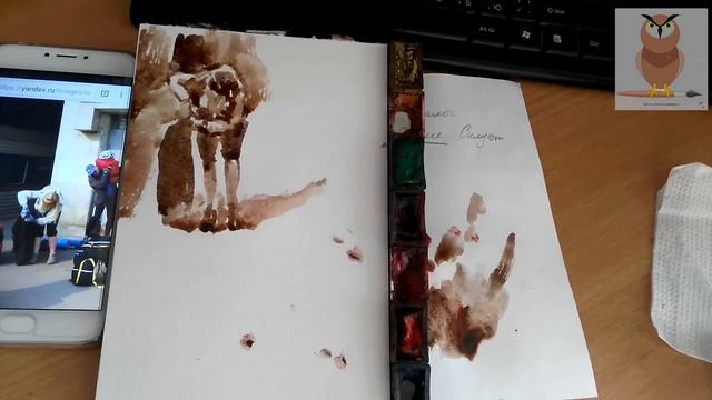 Как быстрее научиться рисовать. скетчи. акварелью
