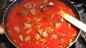 Спагетти с фрикадельками. Паста с фрикадельками