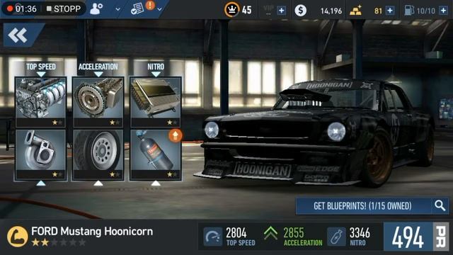 NFS No Limits Ford Mustang Hoonicorn Stage 3 смотреть онлайн