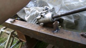 Самодельный трактор.Процесс сборки.Переделал рулевые тяги #17.