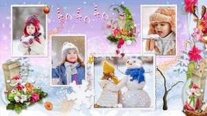 "Санта" Фотозаменяемый проект для Proshow Producer