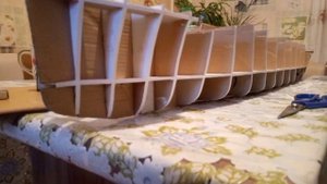 Изготовление каркаса корабля Британник из бумаги и картона или с чего начать?