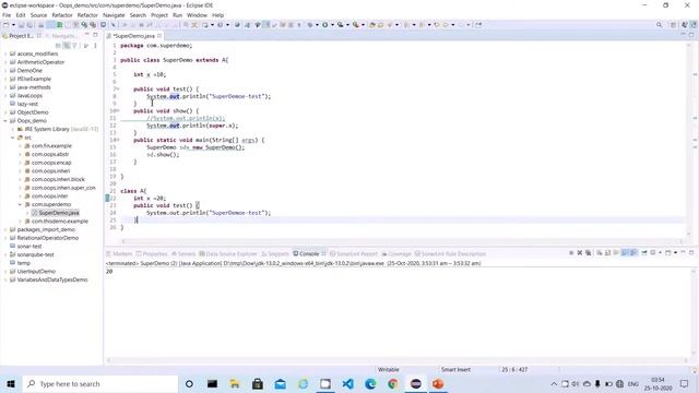 34.Java Tutorial:super keyword in java | What is Super Keyword in Java | Zest Prime