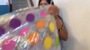 Beach ball// blow up ball time to deflate beach ball