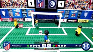 Atletico Madrid vs Inter 2-1 (3-2 pen) Champions League 2024 • All Goals & Highlights Lego Football