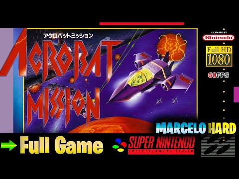 Super Nintendo (Snes) 16-bit Acrobat Mission Полное Прохождение