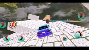 Mega Ramp Car Stunts Racing : Impossible Tracks 3D - Gameplay Walkthrough First Part (iOS, Android)