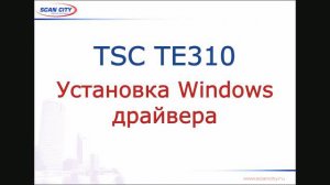 TSC TE310: установка и настройка драйвера Windows в режиме отделителя