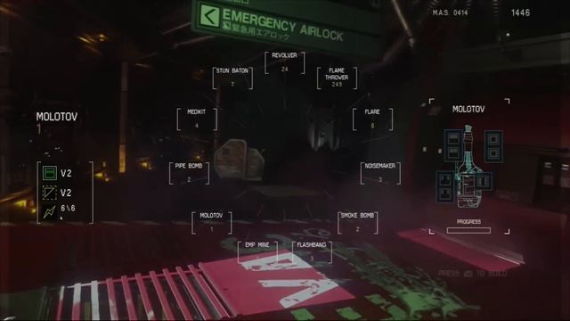 Alien Isolation Xenomorph Alien Death  Amanda Kills The Xenomorph Ejects it into space